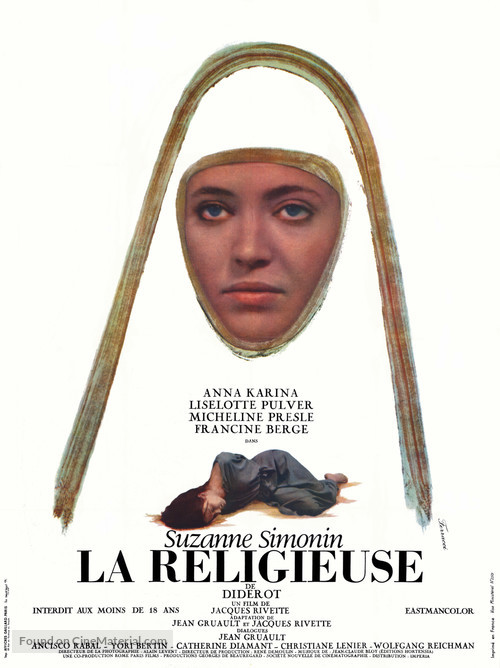 La religieuse - French Movie Poster