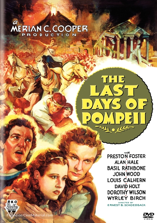 The Last Days of Pompeii - DVD movie cover