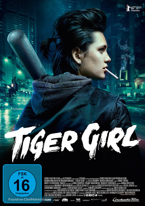 Tiger Girl - German DVD movie cover