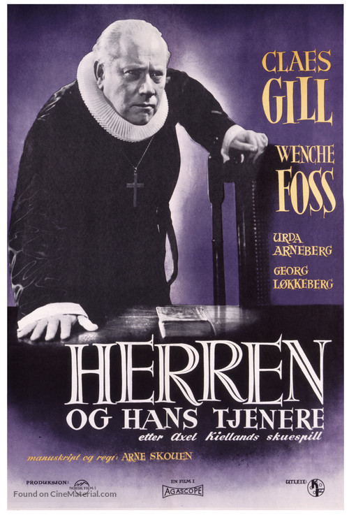 Herren og hans tjenere - Norwegian Movie Poster