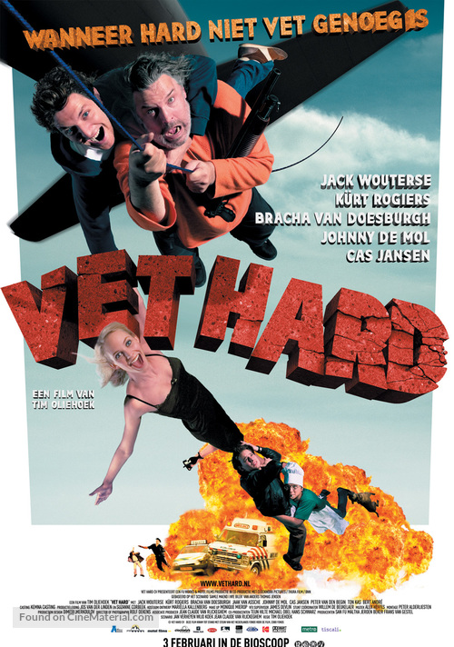 Vet hard - Dutch Movie Poster