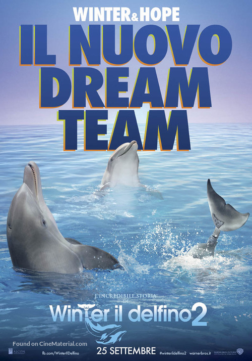 Dolphin Tale 2 - Italian Movie Poster