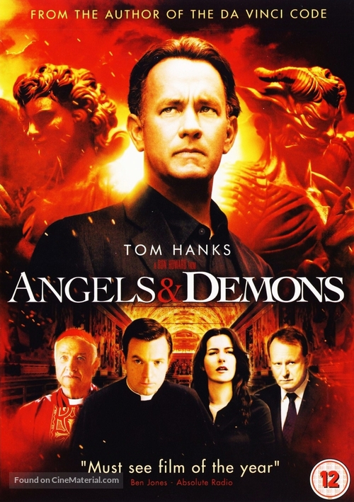 Angels &amp; Demons - British DVD movie cover