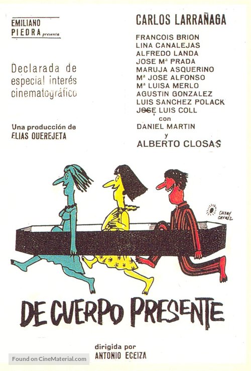 De cuerpo presente - Spanish Movie Poster