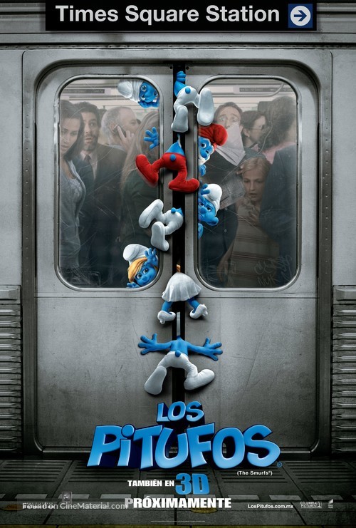 The Smurfs - Mexican Movie Poster