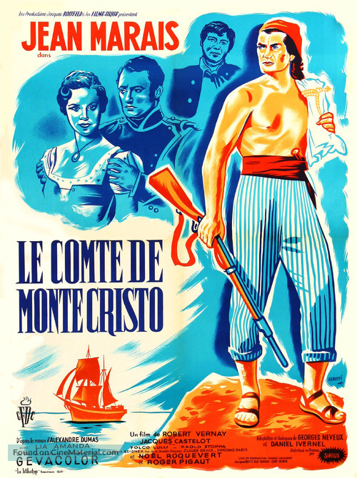 Le comte de Monte-Cristo - French Movie Poster