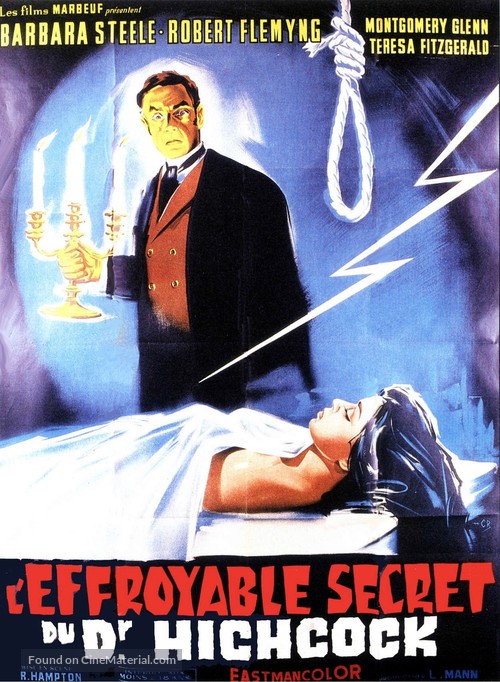 L&#039;orribile segreto del Dr. Hichcock - French Movie Poster