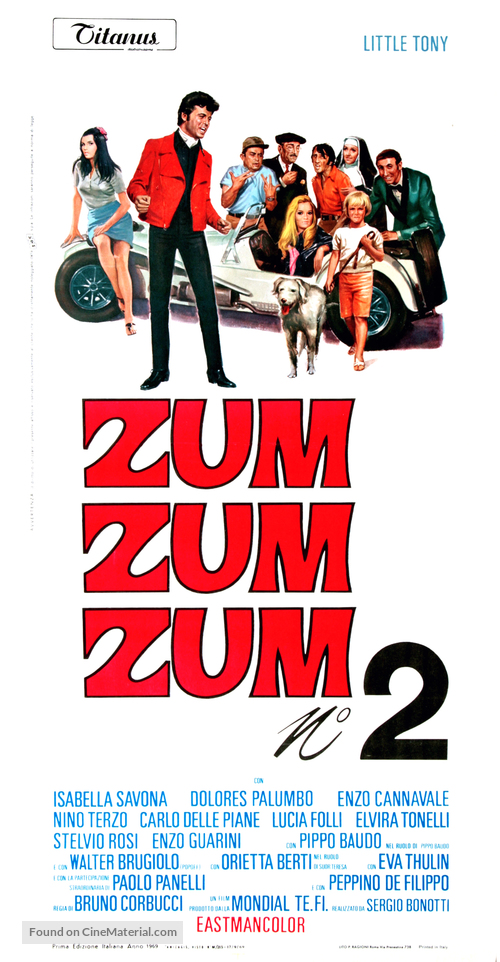 Zum, zum, zum n&deg; 2 - Italian Movie Poster