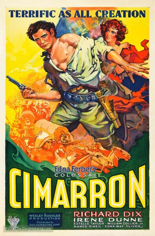 Cimarron - Theatrical movie poster