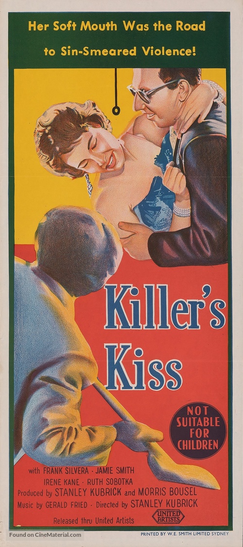 Killer&#039;s Kiss - Australian Movie Poster
