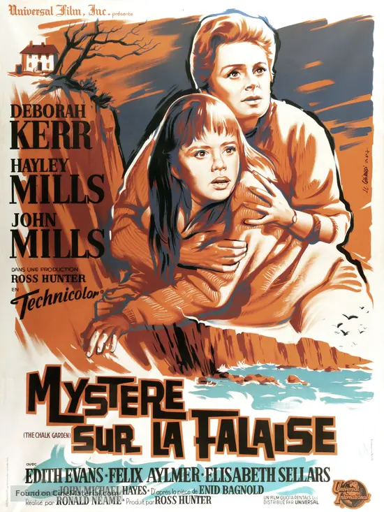 The Chalk Garden 1964 French Movie Poster