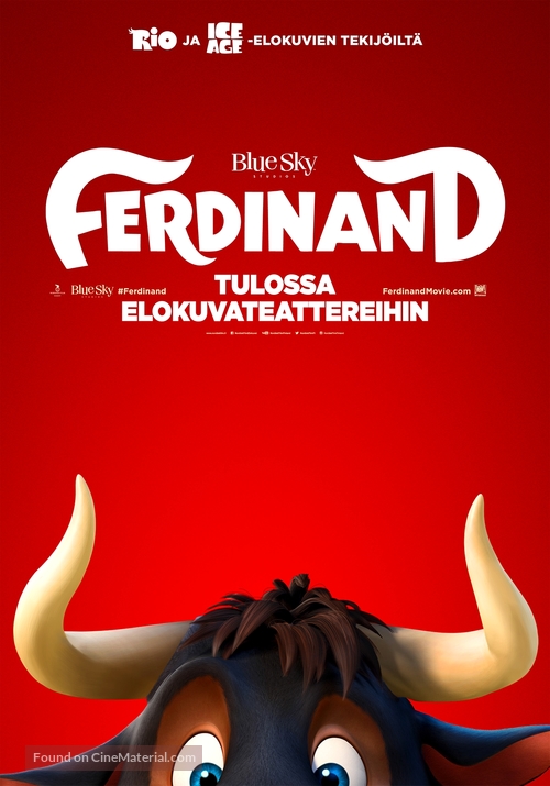 Ferdinand - Finnish Movie Poster