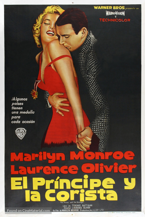 The Prince and the Showgirl - Argentinian Movie Poster