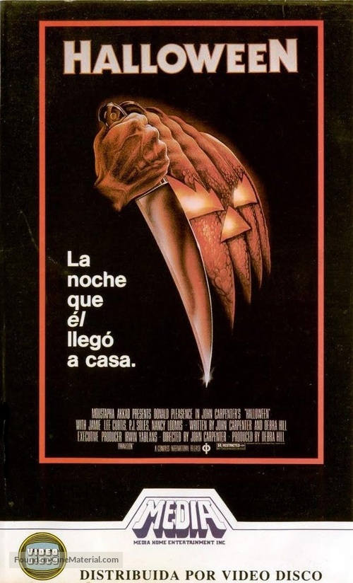 Halloween - Spanish VHS movie cover