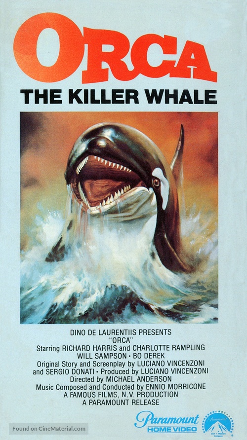 Orca - VHS movie cover