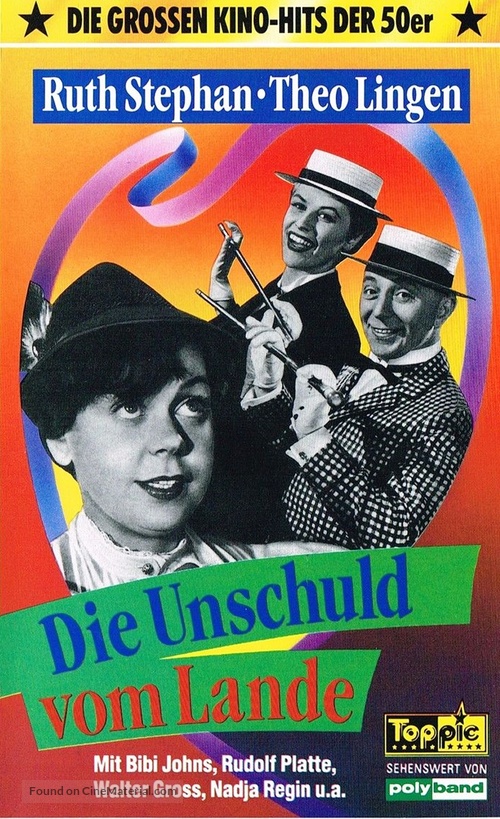 Die Unschuld vom Lande - German VHS movie cover