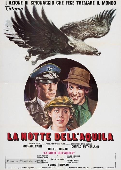 The Eagle Has Landed - Italian Movie Poster