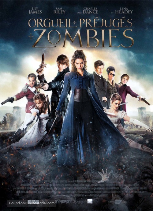 Pride and Prejudice and Zombies - French DVD movie cover