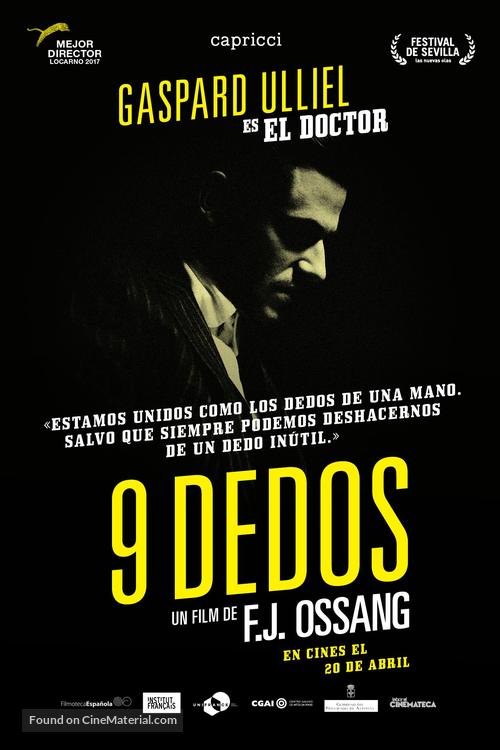 9 doigts - Spanish Movie Poster