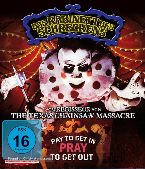 The Funhouse - German Blu-Ray movie cover