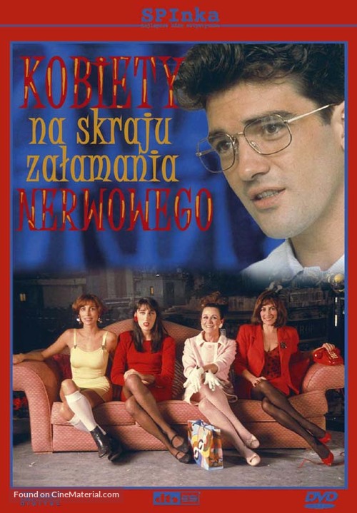 Mujeres Al Borde De Un Ataque De Nervios - Polish DVD movie cover