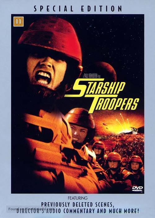 Starship Troopers - Danish DVD movie cover