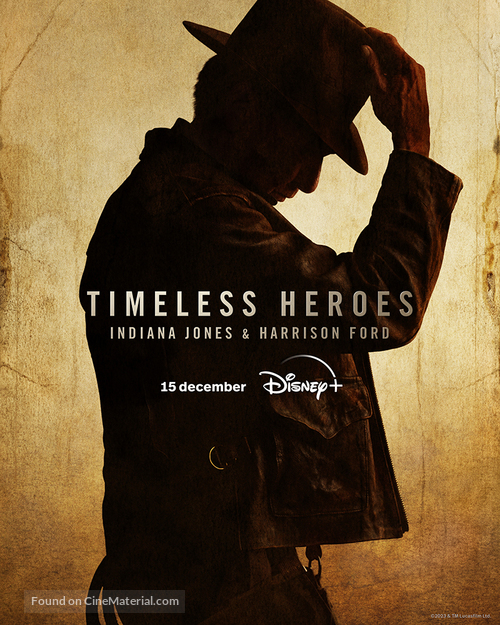 Timeless Heroes: Indiana Jones and Harrison Ford - British Movie Poster