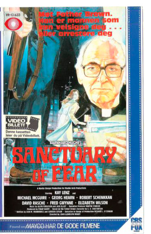 Sanctuary of Fear - Norwegian VHS movie cover