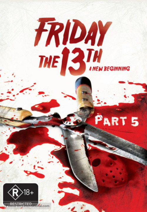 Friday the 13th: A New Beginning - Australian DVD movie cover