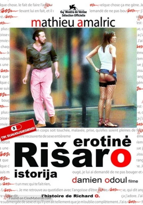 Histoire de Richard O., L&#039; - Lithuanian Movie Poster