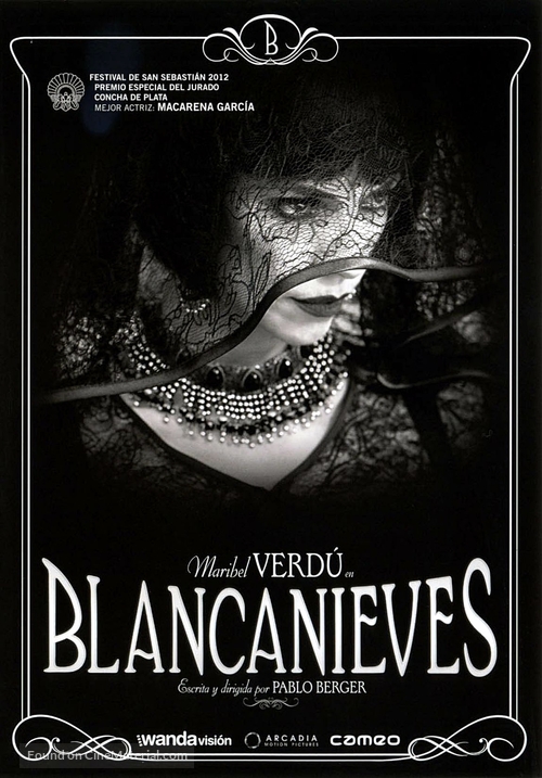 Blancanieves - Spanish DVD movie cover