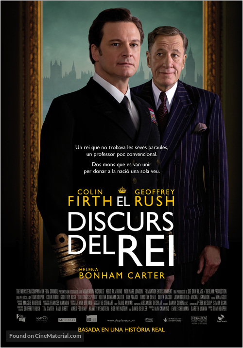 The King&#039;s Speech - Andorran Movie Poster