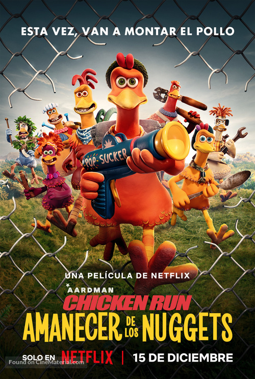 Chicken Run: Dawn of the Nugget - Spanish Movie Poster