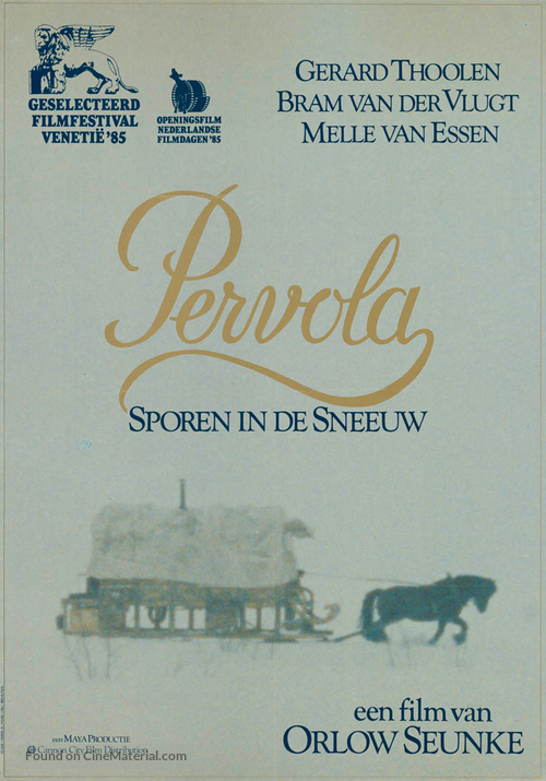 Pervola, sporen in de sneeuw - Dutch Movie Poster