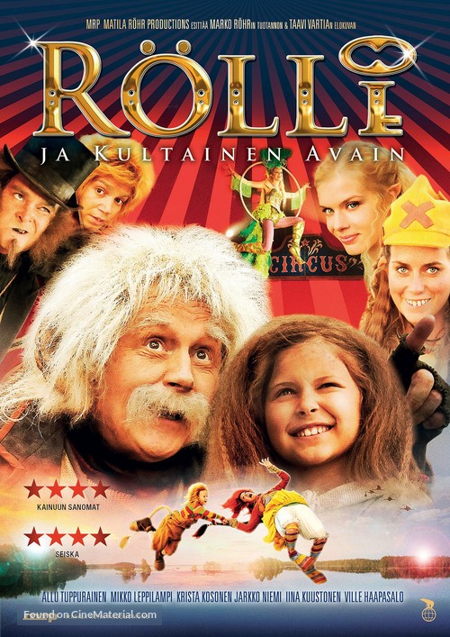 R&ouml;lli ja kultainen avain - Finnish DVD movie cover