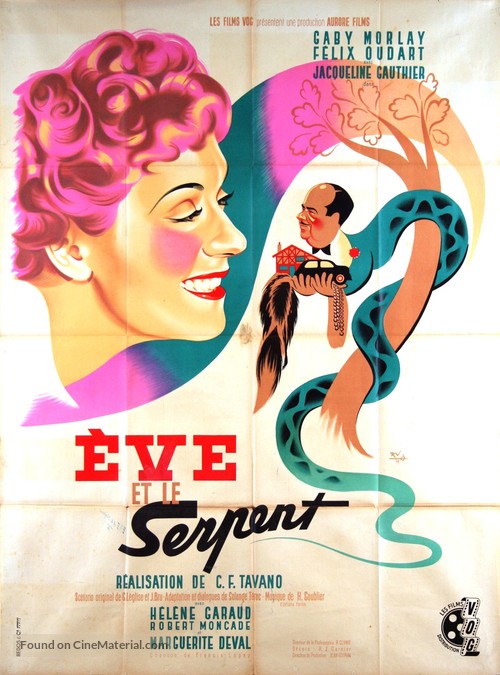 &Egrave;ve et le serpent - French Movie Poster