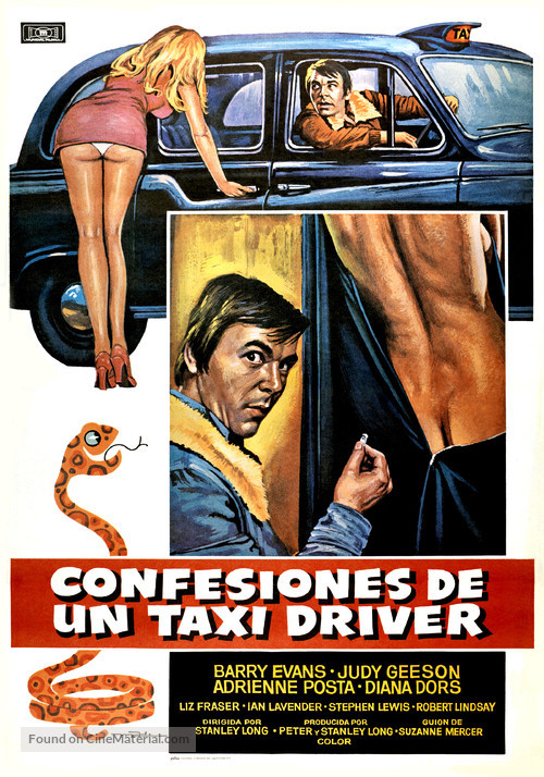 Adventures of a Taxi Driver - Spanish Movie Poster