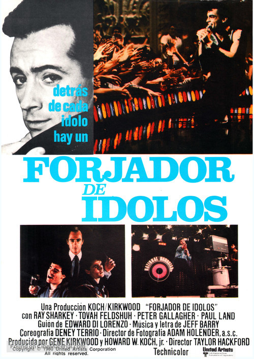 The Idolmaker - Spanish Movie Poster