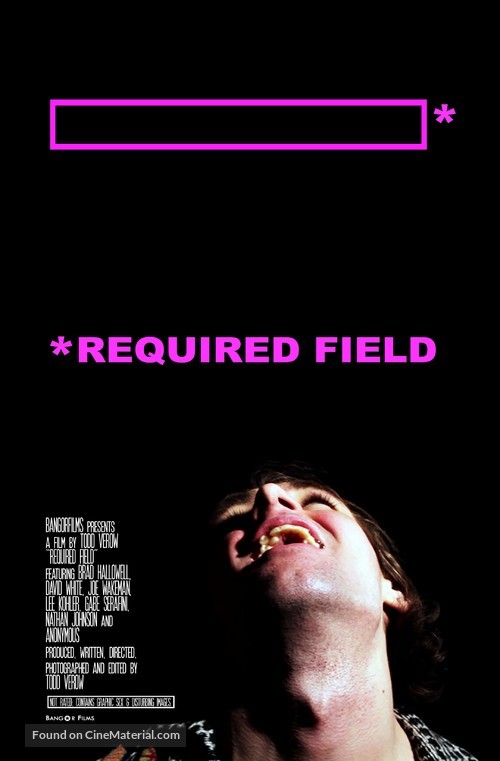 Required Field - Movie Poster