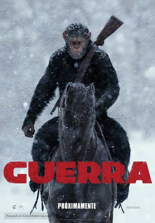 War for the Planet of the Apes - Spanish Movie Poster