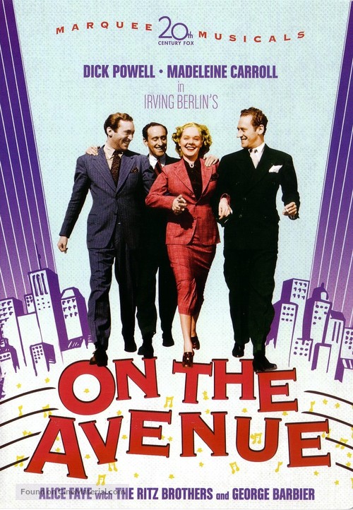 On the Avenue - DVD movie cover