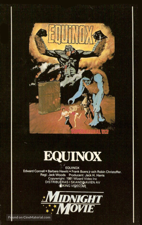 Equinox - Finnish VHS movie cover