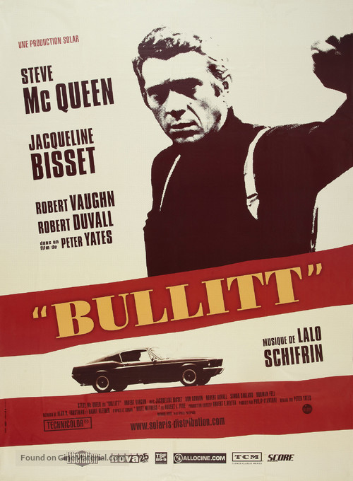 Bullitt - French Movie Poster