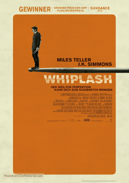 Whiplash - German Movie Poster