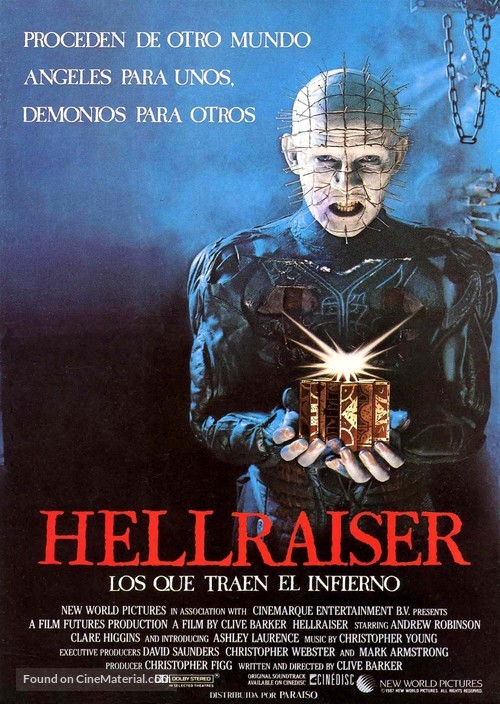 Hellraiser - Spanish Movie Poster