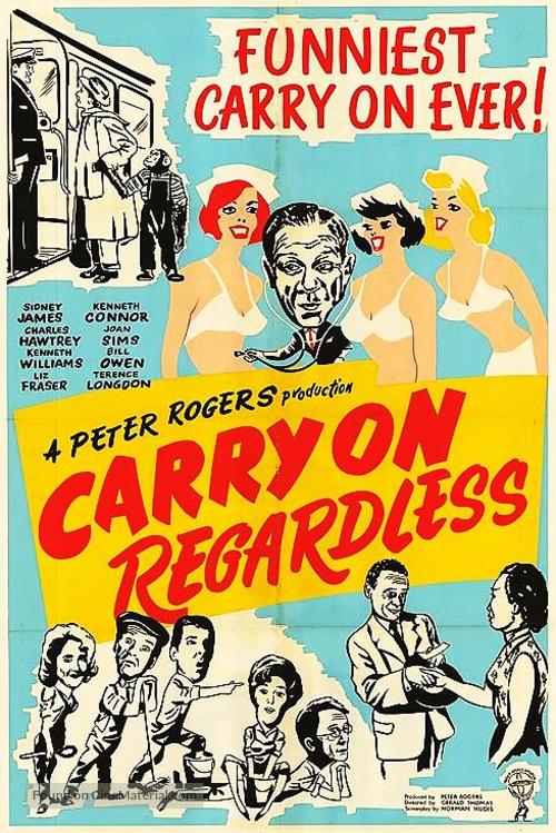 Carry on Regardless - British Movie Poster