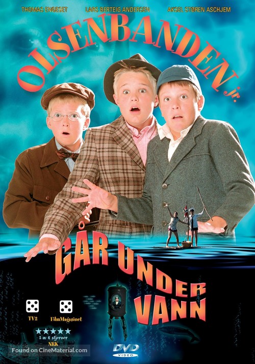 Olsenbanden Junior g&aring;r under vann - Norwegian Movie Cover