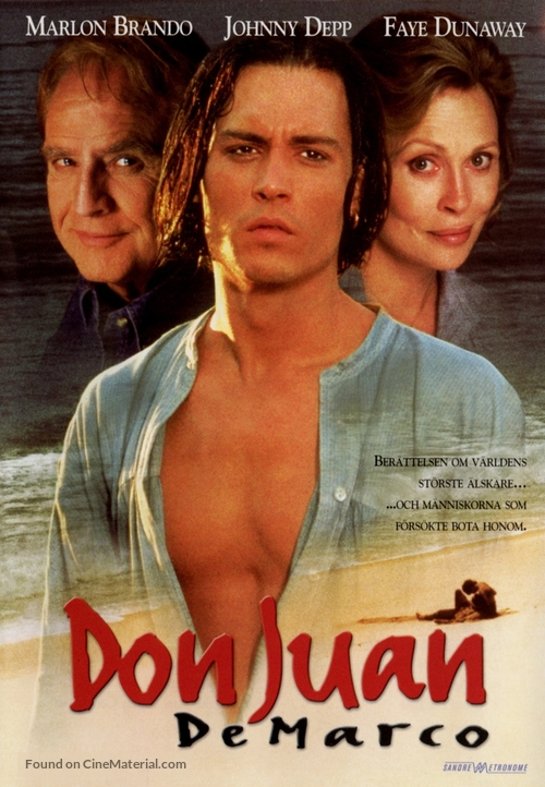 Don Juan DeMarco - Swedish Movie Cover
