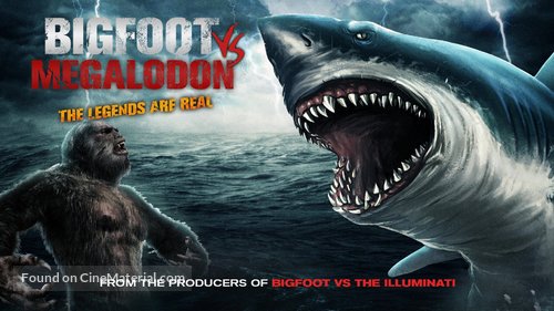 Bigfoot vs Megalodon - Movie Poster