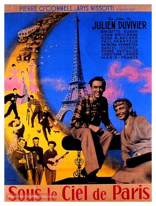 Sous le ciel de Paris - French Movie Poster